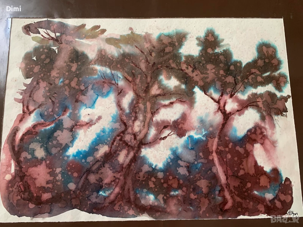 АНГЕЛ ШАРЛИЕВ акварел, снимка 1