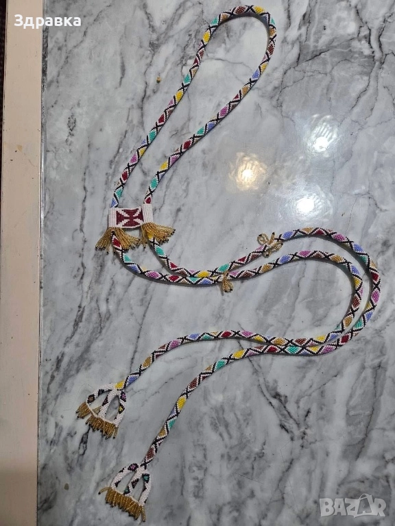 Мънистен кюстек , снимка 1