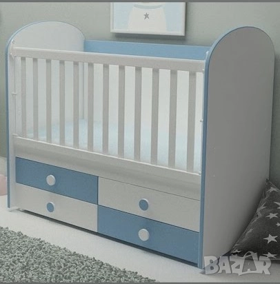 Легло - люлка с четири чекмеджета - 60/120, снимка 1