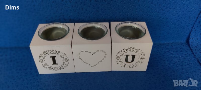 Свещник за 3 свещи, снимка 1