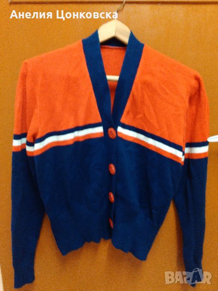 Тънка жилетка машинно плетиво, снимка 1