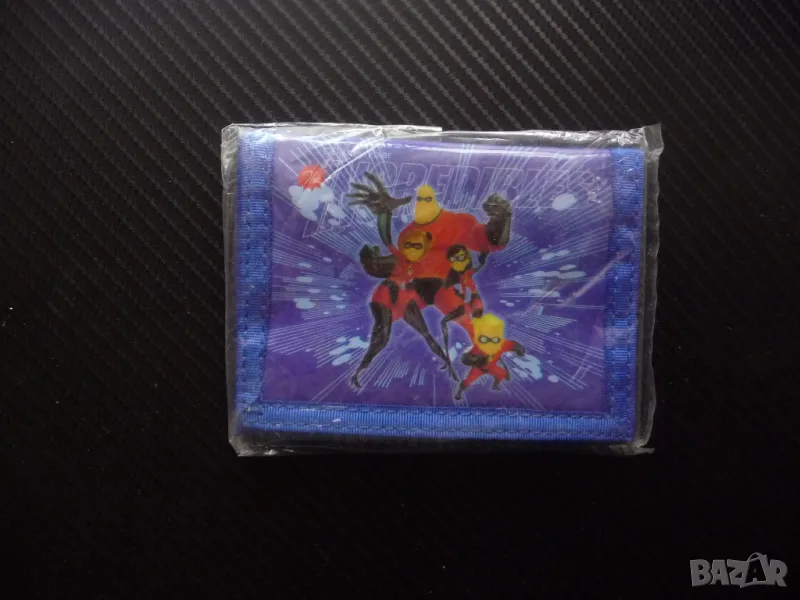 Феноменалните портмоне детско филмче анимация Дисни синьо семейство екшън, снимка 1