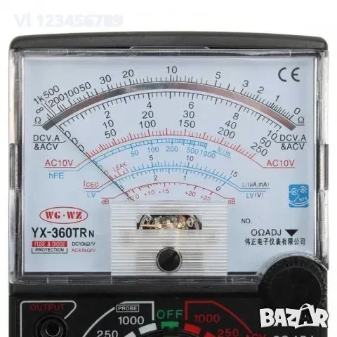 Мултиметър Yx-360tr N мултитестър мултисет комбиниран уред, снимка 1