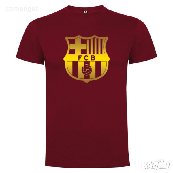 NEW! ФЕН тениски Барселона / Barcelona Gold. МЪЖКА, ДАМСКА И ДЕТСКА! Или с Твоя ИДЕЯ!, снимка 1