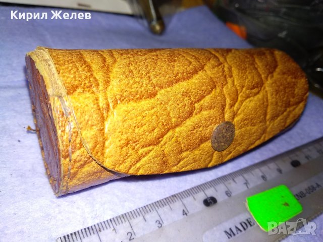 UNITRA cemi МАРКОВ ЛУКС КОМПЛЕКТ 4 ДЖОБНИ МЕТАЛНИ ЧАШКИ За АЛКОХОЛ в КОЖЕНО КАЛЪФЧЕ 41417, снимка 14 - Други ценни предмети - 43650759