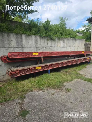 Транспортно съоръжение лента/конвейр, снимка 2 - Други машини и части - 50366695