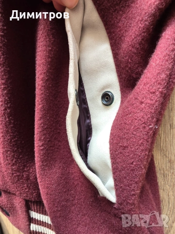 Яке G-star RAW естествена вълна и кожа, снимка 7 - Якета - 53349652