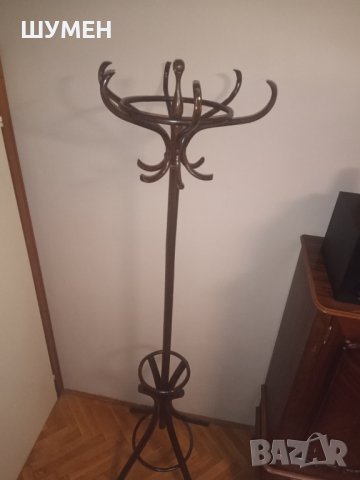 Стара Ретро Дървена Виенска Закачалка За Дрехи, снимка 2 - Декорация за дома - 36250605