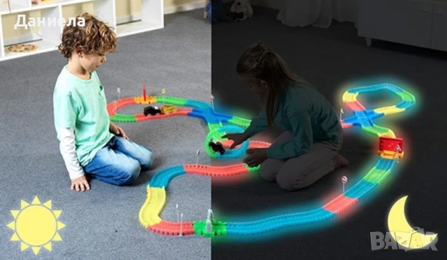 детска светеща  писта , снимка 3 - Коли, камиони, мотори, писти - 50828352
