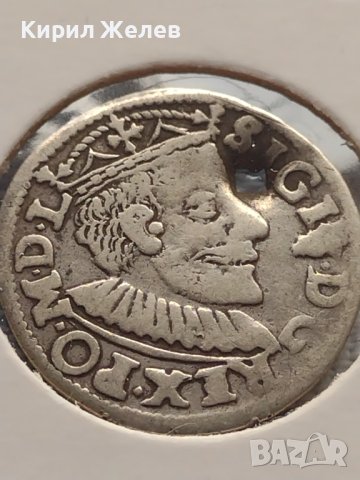 Сребърна монета 3 гроша 1591г. Сигизмунд трети ПОЛША за КОЛЕКЦИОНЕРИ 13764, снимка 6 - Нумизматика и бонистика - 42999613