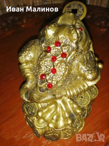 Жаба фъншуй , снимка 6 - Антикварни и старинни предмети - 26273638