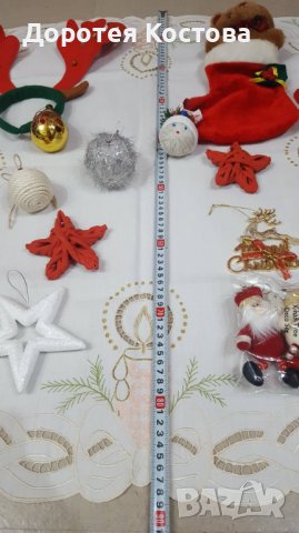 Страхотен лот за Коледа + покривка , снимка 8 - Декорация за дома - 37801909
