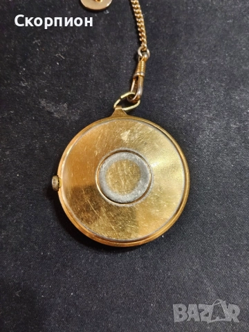 Джобен часовник -  JUNGHANS с позлата - ГЕРМАНИЯ - ПРОМОЦИЯ, снимка 9 - Джобни - 46654362