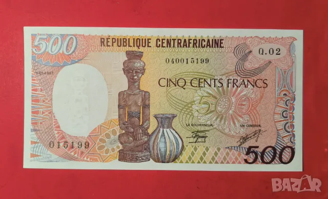 Централно Африканска Република 500 франка 1987 г. UNC