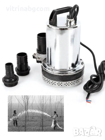 Потопяема помпа за вода, 6000L/H, конструкция от неръждаема стомана