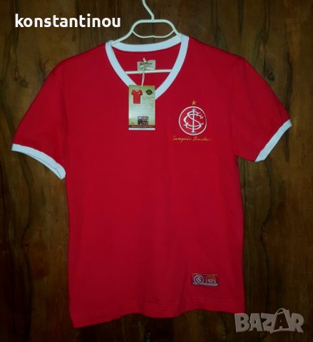 Оригинална тениска s.c. internacional 1975/ Brazil , снимка 2 - Футбол - 37498581