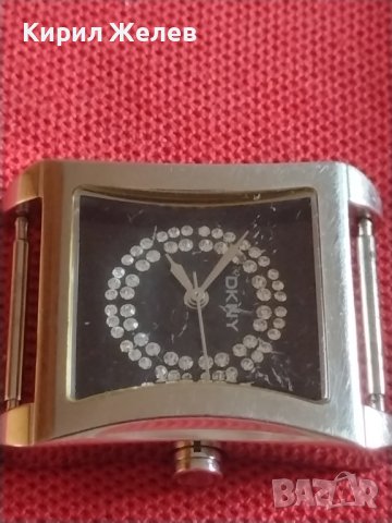 Модерен дизайн дамски часовник DKNY стил и комфорт с кристали 39626, снимка 6 - Дамски - 43785954