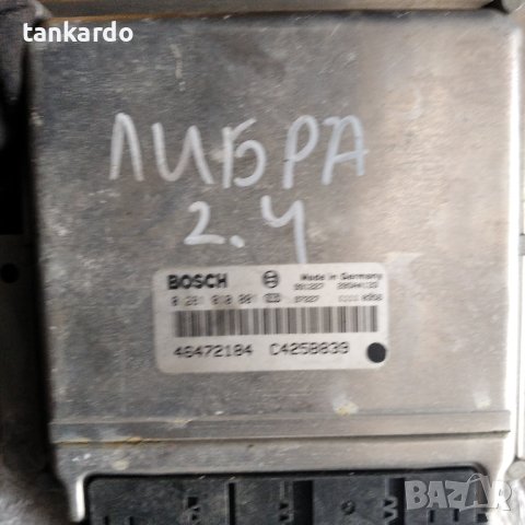  Компютър двигател Lancia Lybra 2.4 JTD BOSCH 0281010001 (I), снимка 2 - Части - 43909667