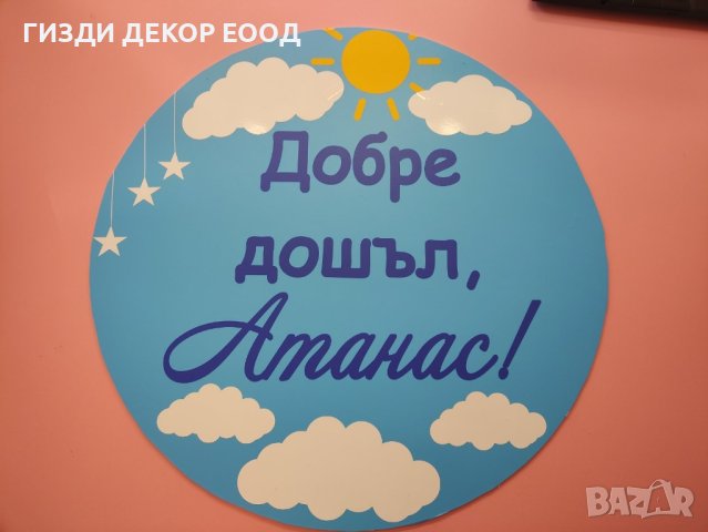 ПВЦ Табела за украса и декорация на всеки ваш повод 