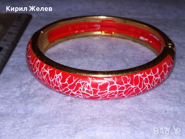 ПРЕКРАСНА МЕСИНГОВА ПОЗЛАТЕНА ФЕШЪН АРТ ГРИВНА 37924, снимка 7 - Гривни - 40837182