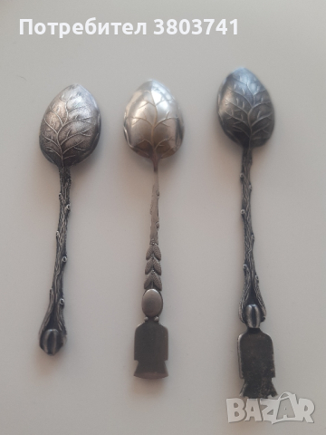 Сребърни лъжички френски , снимка 5 - Антикварни и старинни предмети - 44890283