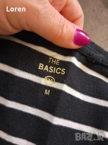 Тениска на бели и черни раета, снимка 7 - Тениски - 49163481