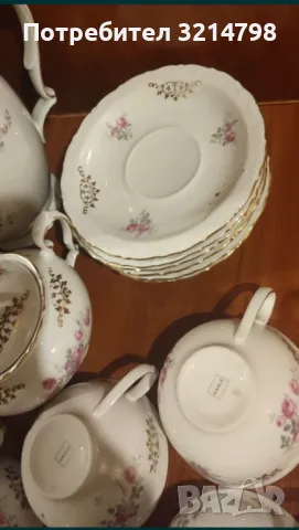 Старинен немски порцеланов сервиз Kahla, снимка 7 - Сервизи - 47263991