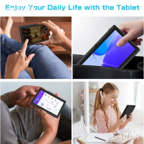 Таблет K7 Pro – 7 инча, 4GB RAM, 32GB ROM, Android 13, WiFi, Bluetooth, Черен, снимка 7 - Аксесоари и консумативи - 52733557