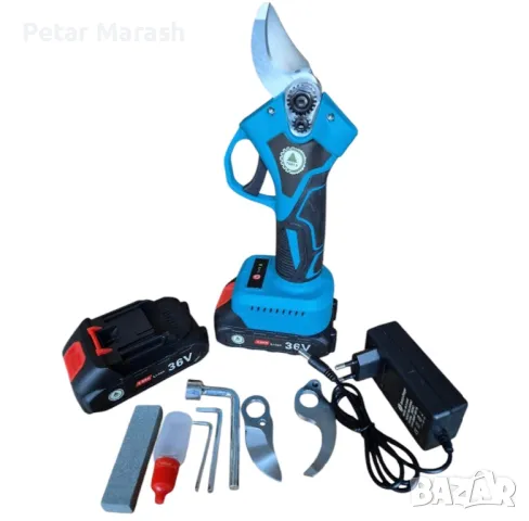 Акумулаторна Лозарска ножица Тайга, 2 ножа, 2 батерии, снимка 2 - Други инструменти - 50414525