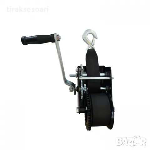 Ръчна лебедка с текстилно въже 2000 LBS 900 KG, снимка 2 - Аксесоари и консумативи - 49454868