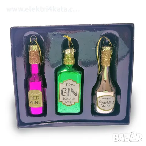 Стъклени коледни играчки - голям избор, снимка 8 - Декорация за дома - 47927373