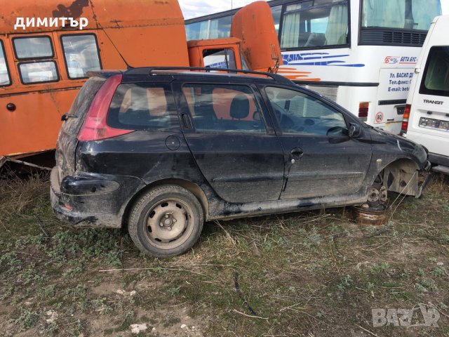 peugeot 206 sw 1.6 hdi 16v на части пежо 206 , снимка 5 - Автомобили и джипове - 28426647