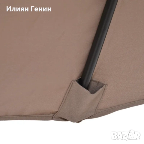 Двоен чадър Outsunny, конзолен чадър, , снимка 2 - Градински мебели, декорация  - 51602991