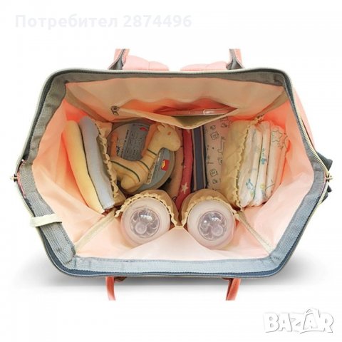 2212 Чанта раница за количка за бебешки аксесоари, снимка 4 - Кенгура и ранички - 34994834