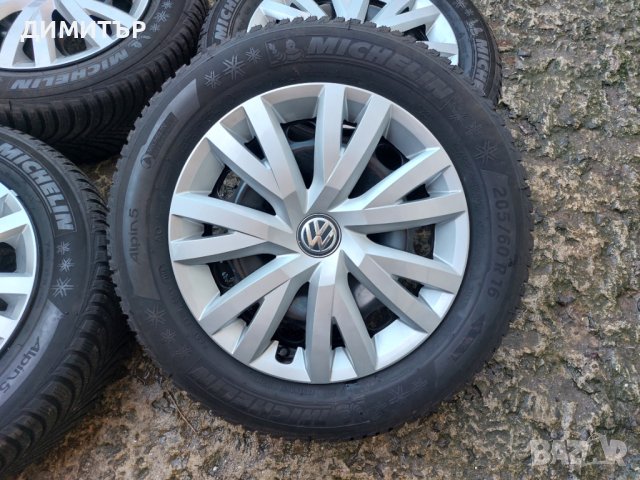 4бр.Железни джанти 16ки с гуми за VW Passat 5x112, снимка 3 - Гуми и джанти - 40502346