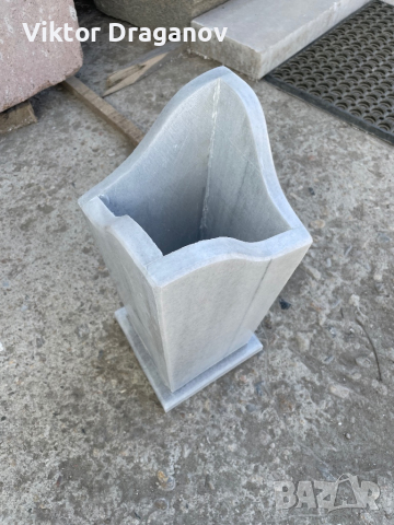 Мраморна ваза за гроб или градина, снимка 7 - Вази - 44876273