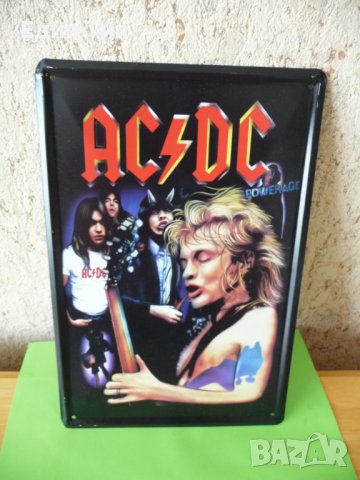 Метална табела AC/DC heavy metal хеви метъл китари