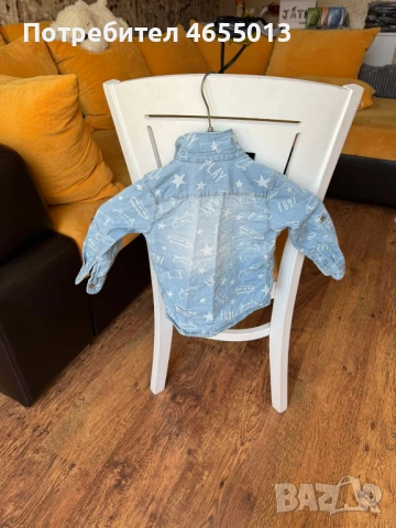 ПОДАРЯВАМ Детска супер готина дънкова риза , снимка 3 - Детски ризи - 52461253