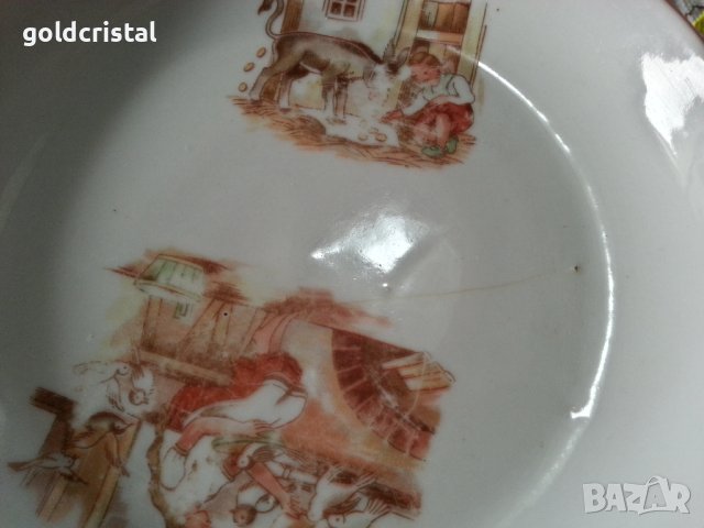 Стар български порцелан детски комплект , снимка 9 - Антикварни и старинни предмети - 40622023