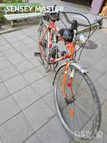 ЧЕРЕН ПЕТЪК!!!    Колело Хенкел с монтиран двигател, снимка 8 - Велосипеди - 50484386