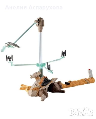 Игрален комплект Mattel Hot Wheels - Бягство от Джаку, Star Wars