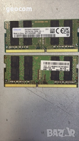 32GB (2x16GB) DDR4 Samsung PC4-3200AAA (3200Mhz,CL-19,КИТ), снимка 2 - RAM памет - 52822598