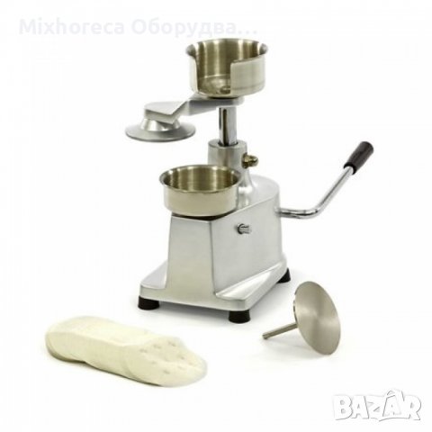 Преса за хамбургери 100 мм, алуминий и неръждаема стомана, плоча Ø 100 мм, снимка 2 - Обзавеждане на кухня - 38396150