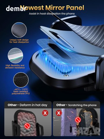 Стойка за телефон за кола,телефони 4,0-6,7 инча, снимка 5 - Аксесоари и консумативи - 43009017