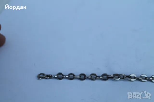 Дамска сребърна гривна , снимка 2 - Гривни - 50380241