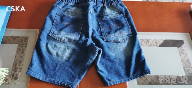 Къси дънкови панталони за момче 164 см., снимка 2 - Детски къси панталони - 37544338