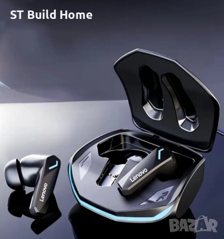🎧 Lenovo GM2 PRO – Гейминг ергономични безжични слушалки с бързо Type-C зареждане, снимка 4 - Bluetooth слушалки - 52402347