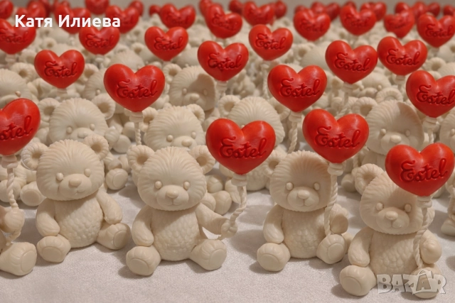 Персонализирани мечета подарък за гости, снимка 3 - Подаръци за кръщене - 52958121