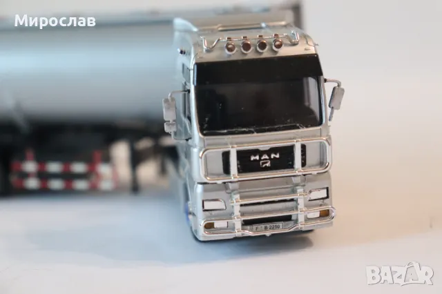 AMW 1:87 H0 MAN TGA СИЛОЗ ЦИСТЕРНА КАМИОН TIR МОДЕЛ ВЛЕКАЧ, снимка 9 - Колекции - 50029101