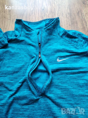Nike Maillot Element Sphere 1/2 Zip - мъжка термо блуза КАТО НОВА ХЛ, снимка 4 - Блузи - 52828785
